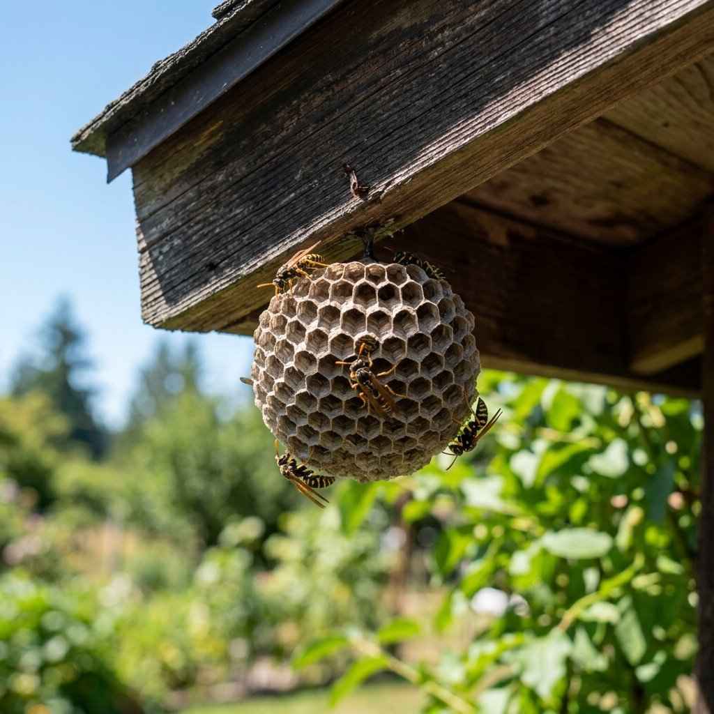 Wasp Nest Removal: Soffit Repellent Treatments